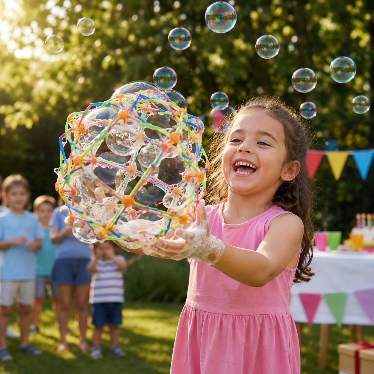 BubbleBOOM ™ - Sfera Telescopica per Bolle Di Sapone