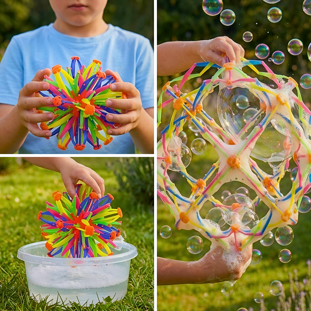 BubbleBOOM ™ - Sfera Telescopica per Bolle Di Sapone