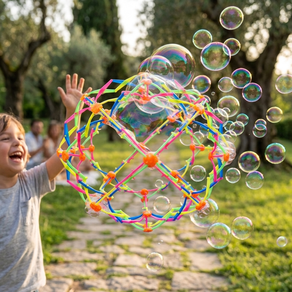 BubbleBOOM ™ - Sfera Telescopica per Bolle Di Sapone