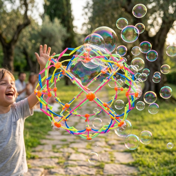 BubbleBOOM ™ - Sfera Telescopica per Bolle Di Sapone